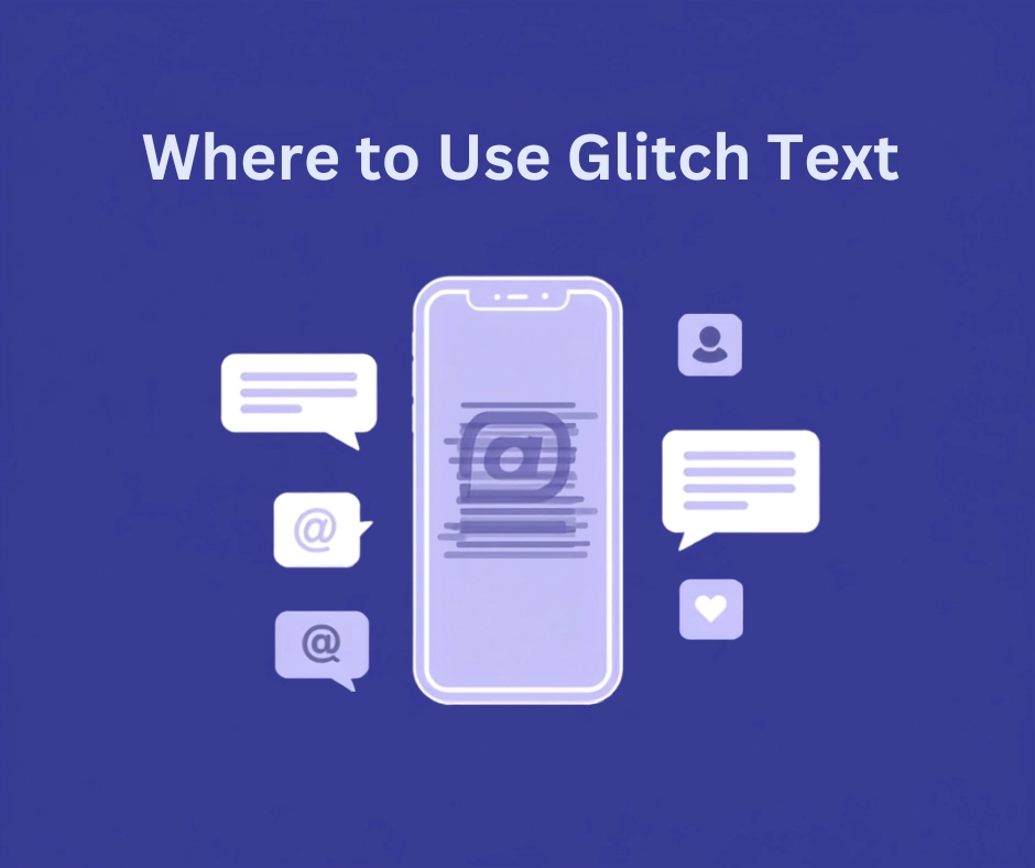 Illustration of a phone with a chat bubble and profile bio 