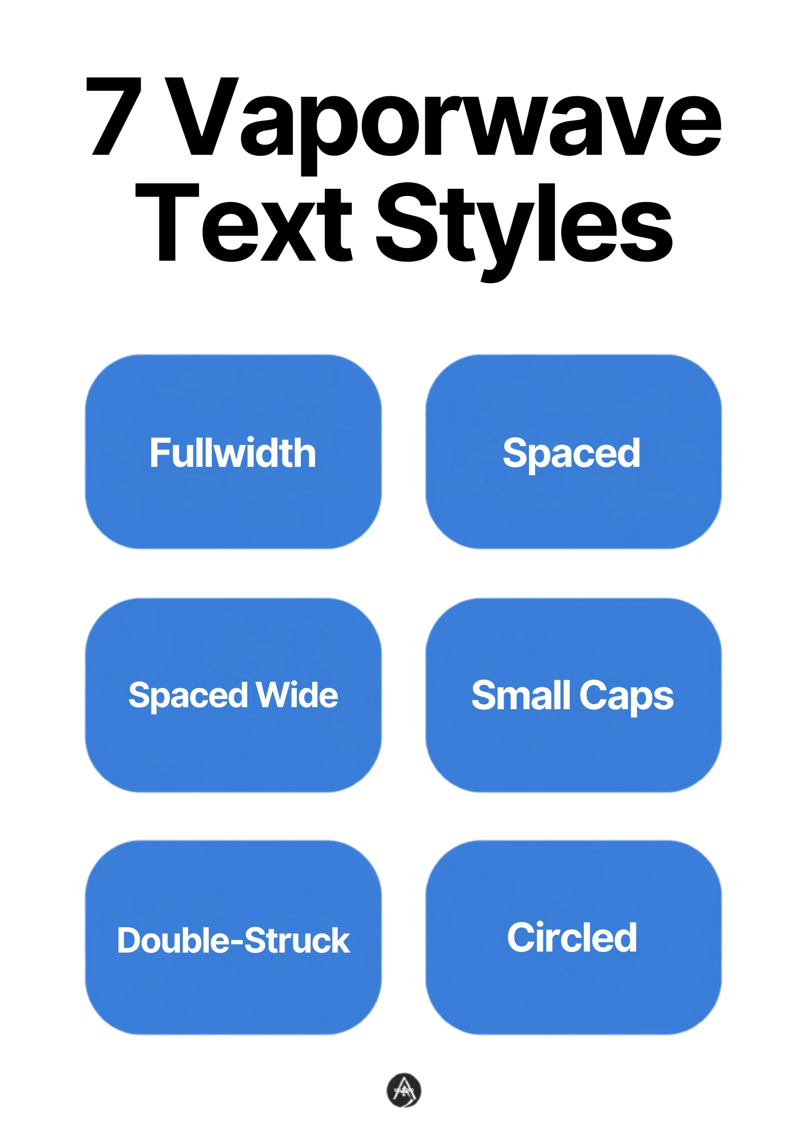 Vaporwave text styles
